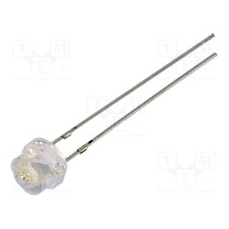 1 pcs x OPTOSUPPLY - OSB56P56A1A - LED, 4.8mm, blue, 100°, Front: convex, 2.7÷3.4V, No.of term: 2