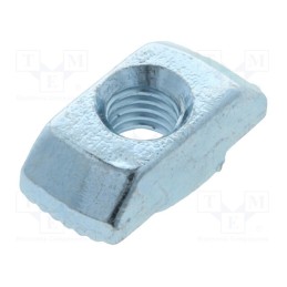 10 pcs x FATH - 096H08515 - Nut, for profiles, Width of the groove: 8mm, steel, zinc, T-slot