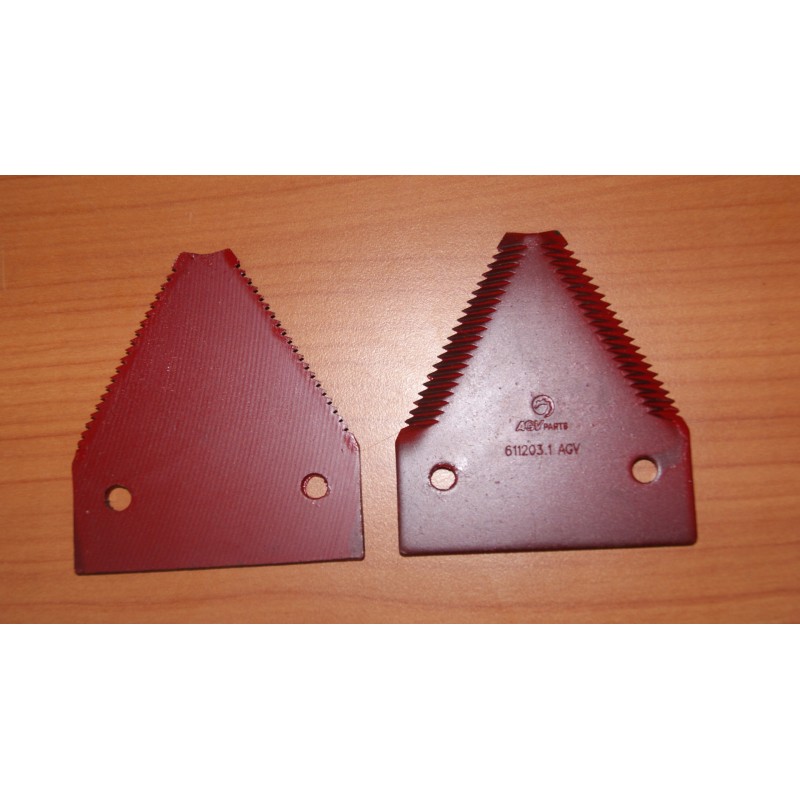 Claas 611203 combine harvester scythe blade, thick AGV tooth