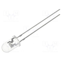 1 pcs x OPTOSUPPLY - OSPW5161A-OP - LED, 5mm, white cold, 3000÷5800mcd, 60°, Front: convex, 2.8÷4V