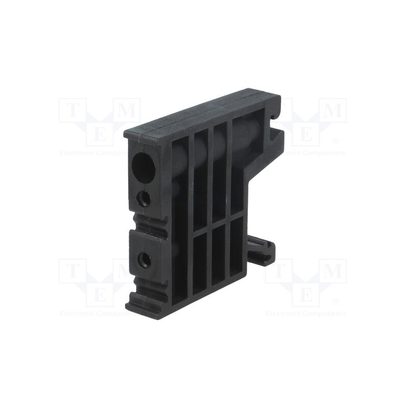 1 pcs x POKu00d3J - A44-2013 - Holder, black, Width: 10mm, polyamide, TS35, -25÷120°C, UL94V-0, ZUG