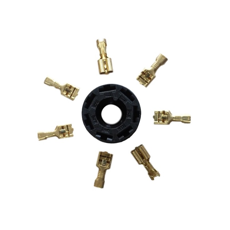 7-pin light switch mounting block plug