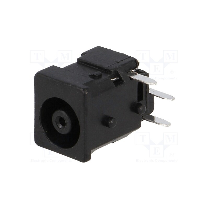 1 pcs x LUMBERG - 1613 10 - Socket, DC supply, female, 5.5/3.3/1mm, on PCBs, THT, 2A, 13.5VDC