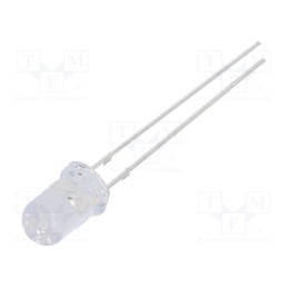 1 pcs x OPTOSUPPLY - OSB56P5111A - LED, 5mm, blue, 14400÷18000mcd, 15°, Front: convex, 2.7÷3.4V