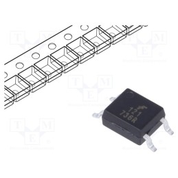 1 pcs x ONSEMI - FODM121R2 - Optocoupler, SMD, Ch: 1, OUT: transistor, CTR@If: 100-300%@5mA, 80V