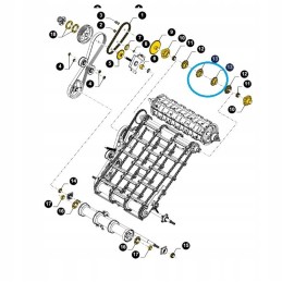 New Holland CR 87665224 chain sprocket