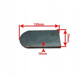 Universal mounting eye for welding the actuator