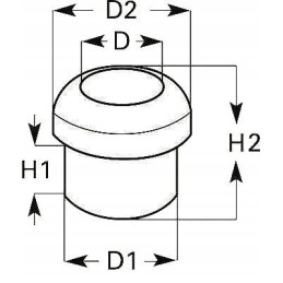 Cable entry 6x10x8 mm, 1 side open