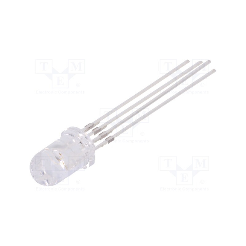 1 pcs x OPTOSUPPLY - OSTMMA5B31A - LED, 5mm, red/green/yellow, 30°, Front: convex, No.of term: 4, round