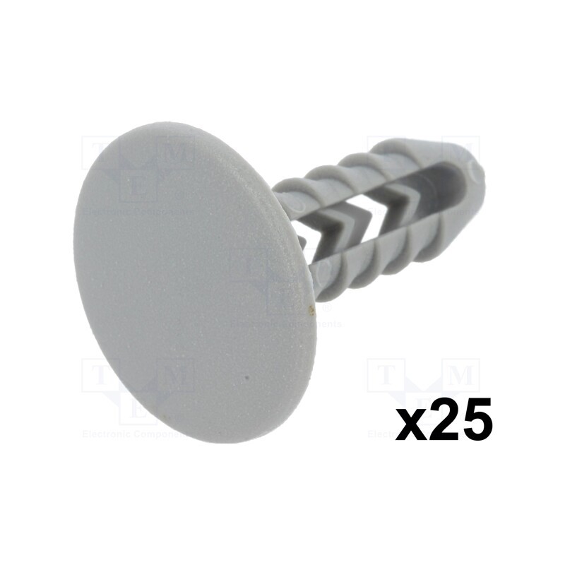 1 pcg x ROMIX - 10052 - Trim clip, 25pcs, Alfa Romeo,Fiat,Lancia, OEM: 14592087, L: 25.6mm