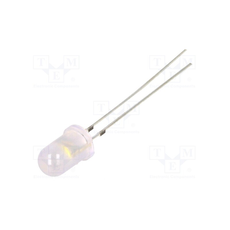 1 pcs x OPTOSUPPLY - OSW44K5A32A-1-TU - LED, 5mm, white cold, 10000÷12000mcd, 30°, Front: convex, 2.7÷3.4V