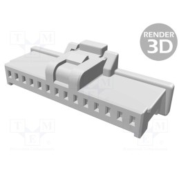 1 pcs x MOLEX - 5013301400 - Plug, wire-board, female, Pico-Clasp, 1mm, PIN: 14, w/o contacts