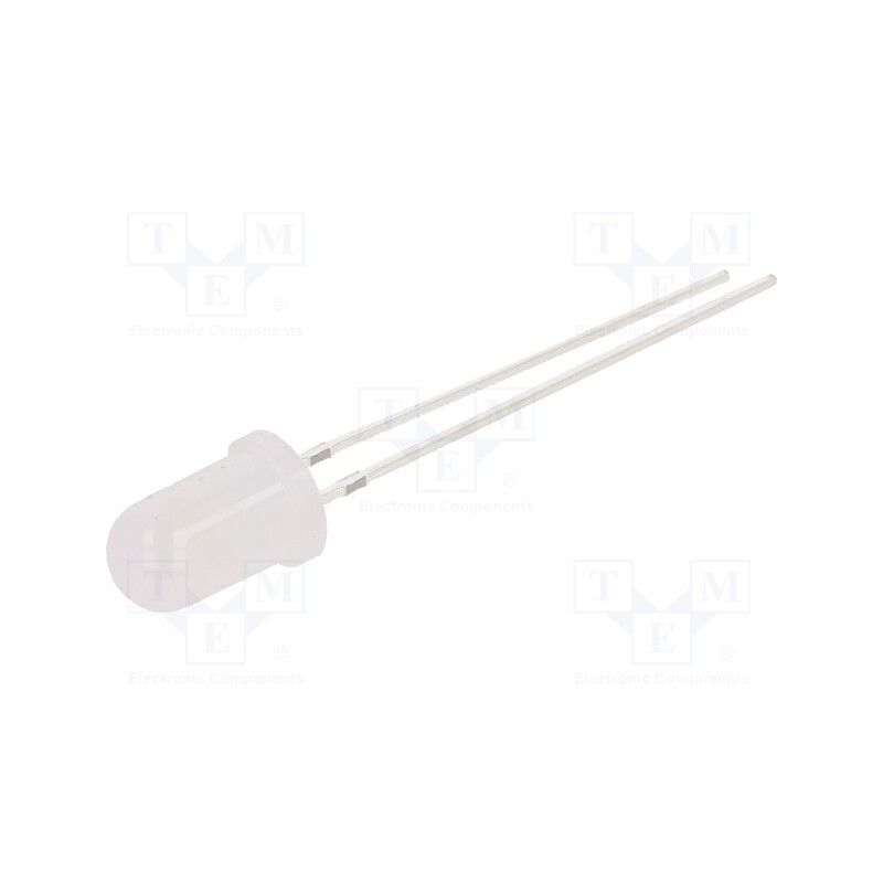 1 pcs x OPTOSUPPLY - OSM44K5B32A - LED, 5mm, white warm, 4200÷5800mcd, 30°, Front: convex, 2.7÷3.4V
