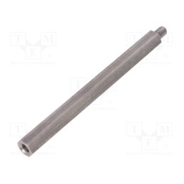 10 pcs x DREMEC - 248X90 - Screwed spacer sleeve, 90mm, Int.thread: M5, Ext.thread: M5