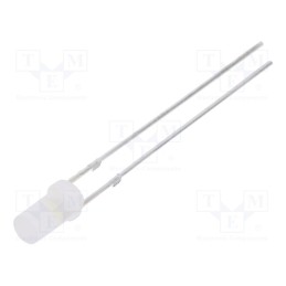 1 pcs x OPTOSUPPLY - OSW5DK3NE2A - LED, 3mm, white cold, 1120÷1560mcd, 140°, Front: flat, 2.7÷3.4V