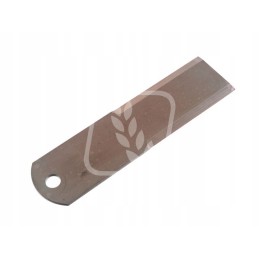 Smooth forage harvester knife 195x50x3mm fi12mm 060030