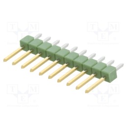 1 pcs x TE Connectivity - 1-826629-0 - Pin header, pin strips, AMPMODU MOD II, male, PIN: 10, straight