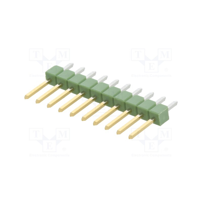1 pcs x TE Connectivity - 1-826629-0 - Pin header, pin strips, AMPMODU MOD II, male, PIN: 10, straight