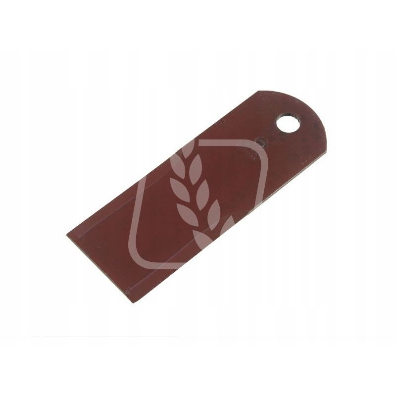 Fixed forage harvester knife 140x50x3mm fi 12mm 87318524