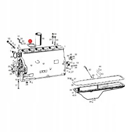 Head gasket fendt f138211210040 sparex