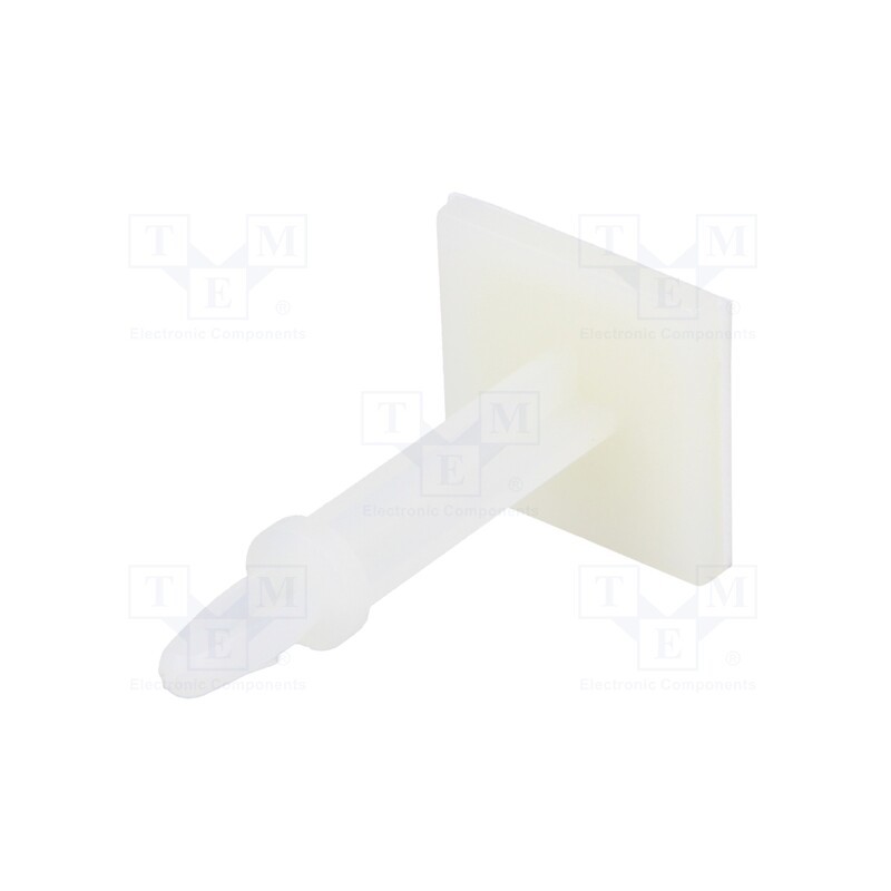 10 pcs x DREMEC - 8GB07V40999 - PCB distance, polyamide, L: 25.4mm, self-adhesive,snap fastener
