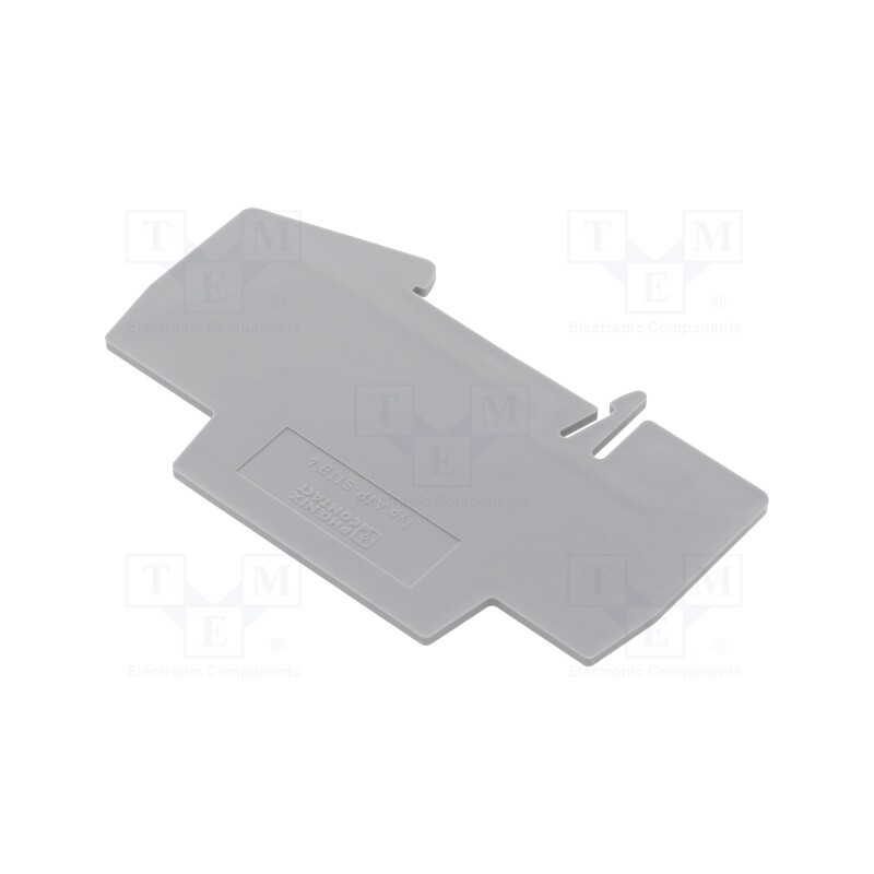 1 pcs x PHOENIX CONTACT - ATP-STTB 4 - 3030747 - End/partition plate, grey, Width: 2mm, Ht: 53mm, L: 88.7mm