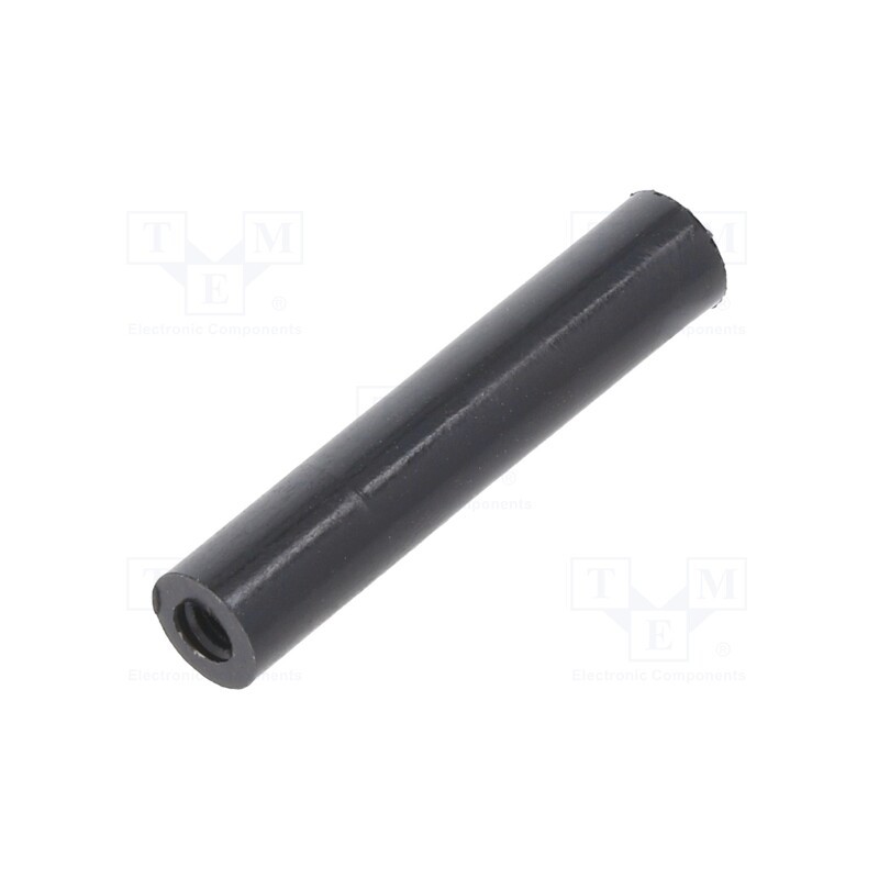 10 pcs x DREMEC - 182RDX25 - Spacer sleeve, cylindrical, polyamide, M2,5, L: 25mm, Øout: 5mm