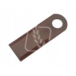 Smooth forage harvester knife 176x60x6mm fi 30mm 065641