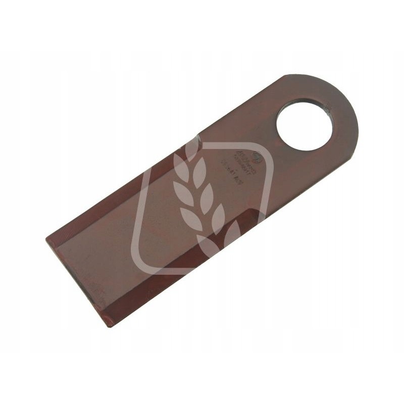 Smooth forage harvester knife 176x60x6mm fi 30mm 065641