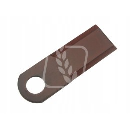 Smooth forage harvester knife 176x60x6mm fi 30mm 065641