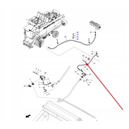 D45739600 mounting of hydraulic lines