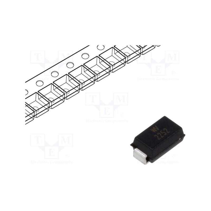 5 pcs x EATON ELECTRIC - SMAJE85CA - Diode: TVS, 0.4kW, 94.4÷104V, 2.9A, bidirectional, SMA,