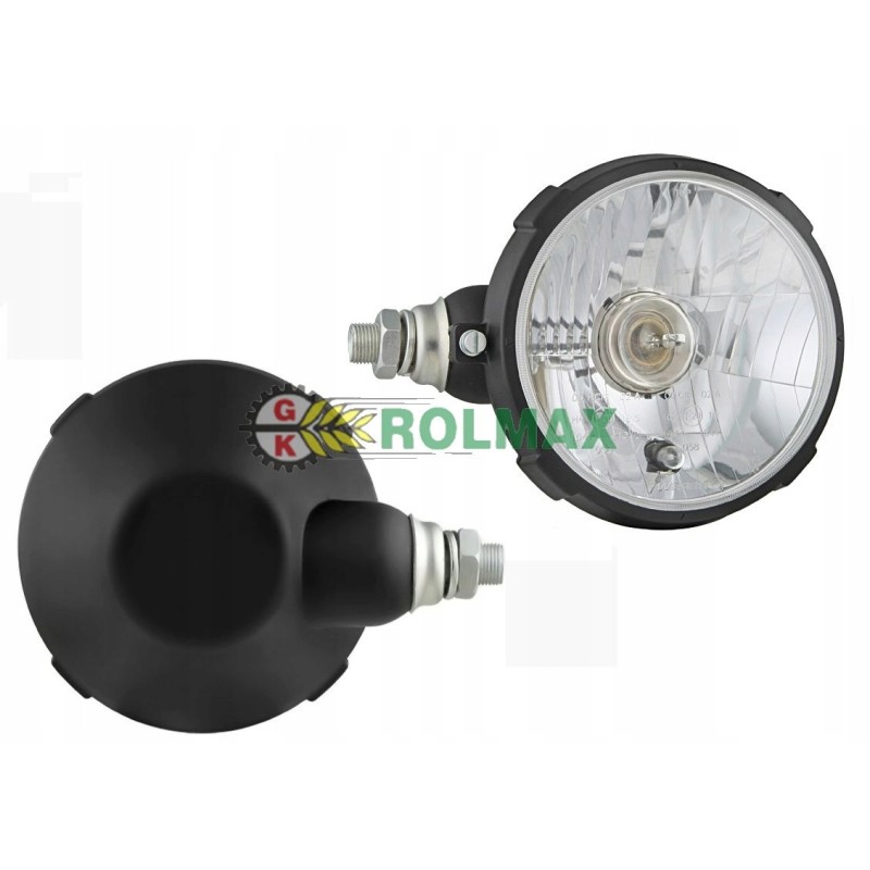 H4 R2 type headlight in a left PE plastic housing