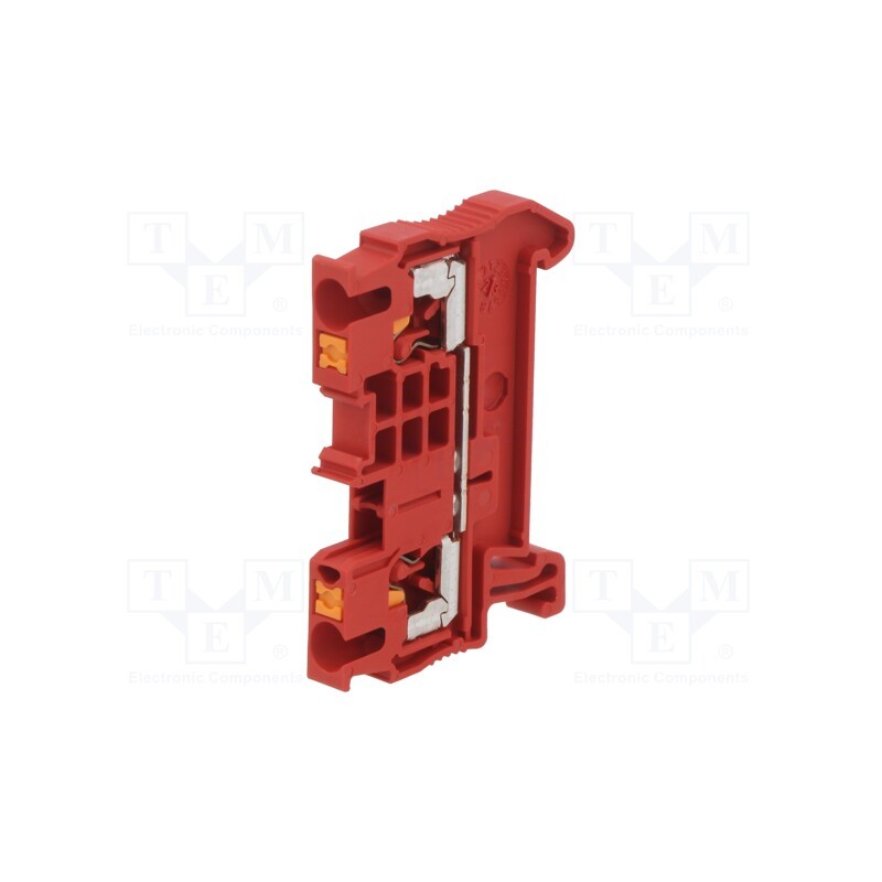 1 pcs x PHOENIX CONTACT - PT 2,5 RD 3209512 - Splice terminal: rail, 0.14÷4mm2, ways: 1, terminals: 2, red, PT