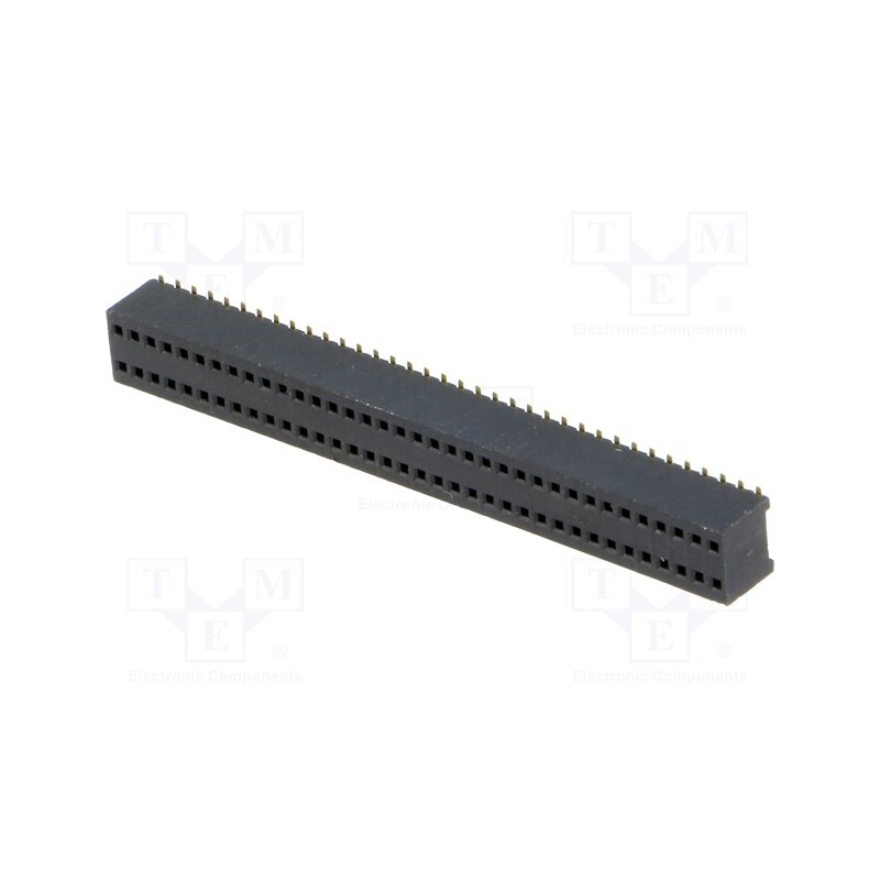1 pcs x CONNFLY - DS1065-10-2*36S8BS - Socket, pin strips, female, PIN: 72, straight, 1.27mm, SMT, 2x36