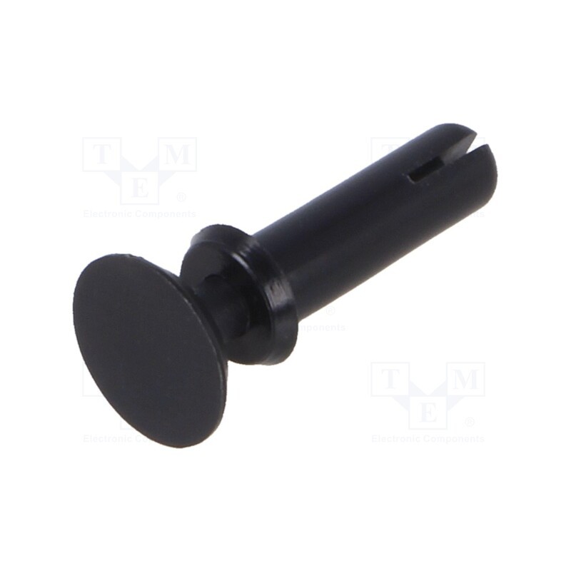 10 pcs x DREMEC - 8G4033.0X8.5B -AS - Rivet, polyamide, L.rivet: 10mm, Panel cutout diam: 3.1mm, black