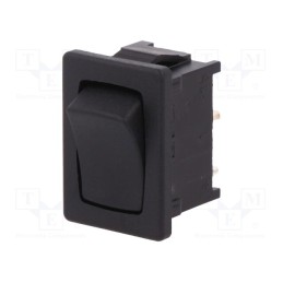 1 pcs x Marquardt - 1801.1926 - ROCKER, SPST, Pos: 2, ON-OFF, 12A/250VAC, black, IP40, none, 100mΩ