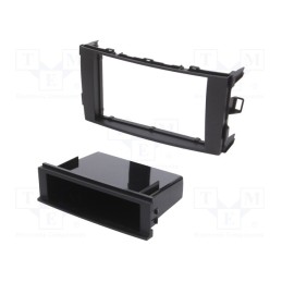 1 pcs x ACV - 281300-13-2-0 - Radio frame, Toyota, 2 DIN, black