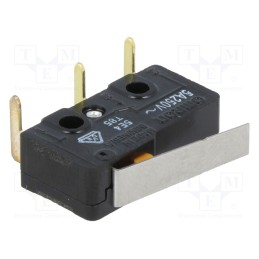 1 pcs x OMRON OCB - SS-5GLD2 - Microswitch SNAP ACTION, 5A/125VAC, with lever, SPDT, ON-(ON)