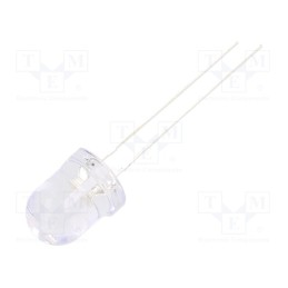 1 pcs x OPTOSUPPLY - OSBB628131A - LED, 7.8mm, blue, 8400÷10000mcd, 30°, Front: convex, 2.9÷3.6V