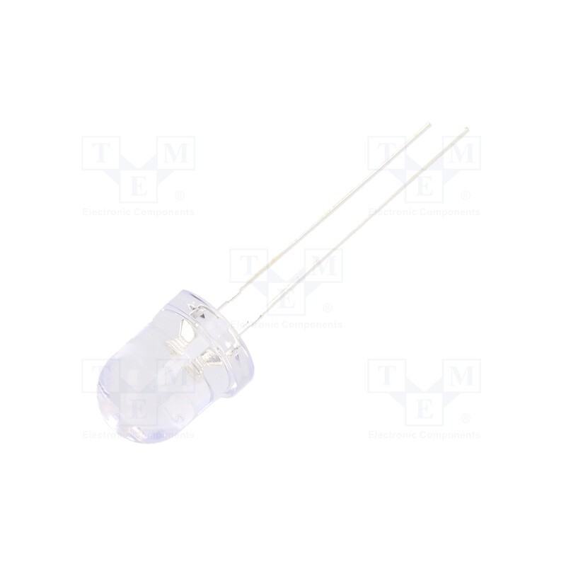 1 pcs x OPTOSUPPLY - OSBB628131A - LED, 7.8mm, blue, 8400÷10000mcd, 30°, Front: convex, 2.9÷3.6V