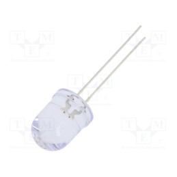 1 pcs x OPTOSUPPLY - OSOOP2A131A - LED, 10mm, orange, 5800÷7000mcd, 30°, Front: convex, 2.1÷2.6V, 78mW