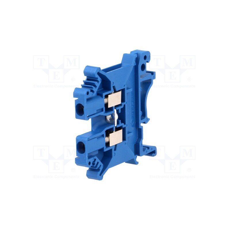 1 pcs x DEGSON ELECTRONICS - PC-2.5-01P-12 - Splice terminal: rail, 0.2÷2.5mm2, ways: 1, terminals: 2, blue, PC