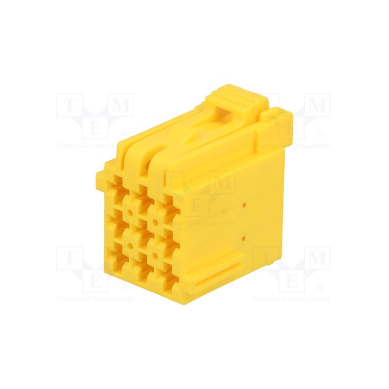 1 pcs x TE Connectivity - 1-967621-1 - Connector: wire-wire, JPT, female, plug, for cable, PIN: 9, yellow