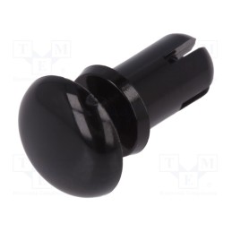 10 pcs x DREMEC - 8G4025.0X6.5B - Rivet, polyamide, L.rivet: 8.5mm, Panel cutout diam: 5.1mm, black