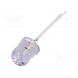 1 pcs x OPTOSUPPLY - OSR5MAA131A-CRLED14 - CRLED, 10mm, red, 7500mcd, 30°, Front: convex, 5÷20V, No.of term: 2