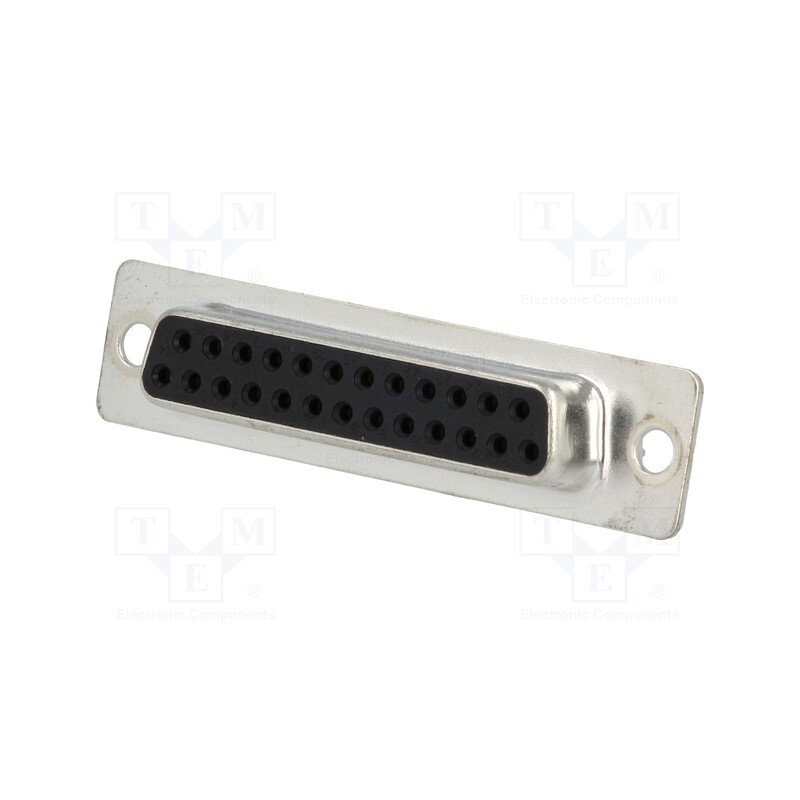 1 pcs x ENCITECH - DB25-SS - D-Sub, PIN: 25, plug, female, for cable, soldering, black