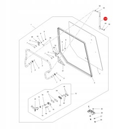 Gas shock absorber massey ferguson 3902140m1 jag