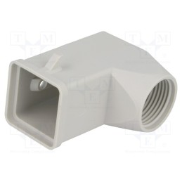 1 pcs x ILME - MK VA20 - Enclosure: for HDC connectors, CK, size 21.21, Locking: for latch