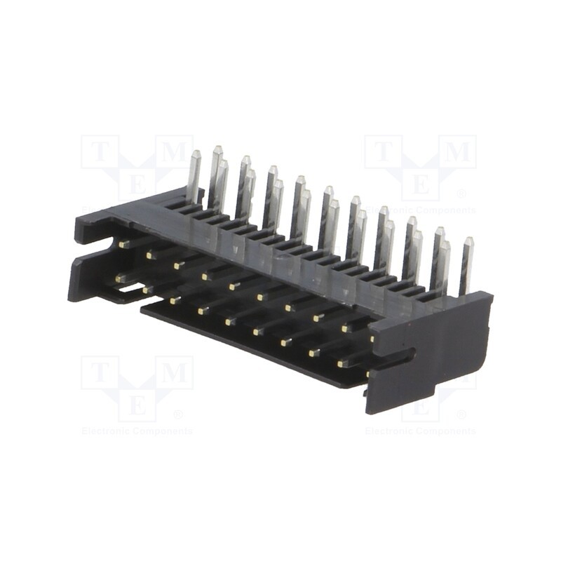 1 pcs x HIROSE - DF11-20DP-2DS(24) - Socket, PCB-cable/PCB, male, DF11, 2mm, PIN: 20, THT, on PCBs, tinned